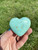 Turquoise Heart Stone - Polished Turquose Heart