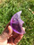 Amethyst Crescent Moon Polished Crystal