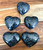 Indigo Gabbro Heart - Polished Mystic Merlinite Stone