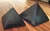 Shungite Pyramid Polished Stone - 1 to 4