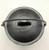Black Cast Iron Cleansing Cauldron with Lid