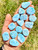 Larimar Tumbled Stone Slice Grade AAA - Polished Larimar Crystal
