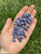 Handful of small Tanzanite Tumbled Stones, natural violet-blue polished pieces
