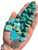 Turquoise Tumbled Stone - Grade A (Polished) from Kingman Arizonia 
