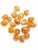 Honey Calcite Tumbled Stone Grade A - Polished Honey Calcite Crystal