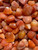 Banded Carnelian Tumbled Stone - Polished Carnelian Crystal
