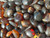 Indonesian Blue Amber Tumbled Stone (UV reactive - Blue Fluorescence) 