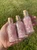 Rose Quartz Crystal Chips Bottle
