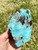 Amazonite Standing Specimen - Front Polished Standing Stone