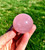 Rose Quartz Sphere - Polished Crystal 