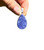 Lapis Lazuli Polished Teardrop Pendant - Sterling Silver - No.343 