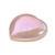 Aura Rose Quartz Polished Heart