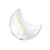 Angel Aura Quartz Polished Crescent Moon