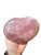 Rose Quartz Heart Crystal Large - 12