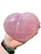 Rose Quartz Heart Crystal Large - 6