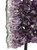 Raw Amethyst Cluster with Metal Stand - 42