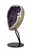 Amethyst Cluster Geode with Metal Stand - 32