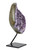 Amethyst Cluster Geode with Metal Stand - 40