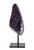 Amethyst Cluster Geode with Metal Stand - 41