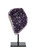 Amethyst Cluster Geode with Metal Stand - 43