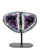 Amethyst Cluster Geode with Metal Stand - 30