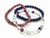 Third Eye Chakra Elastic Bracelet Set - 6mm and 8mm Beads
