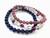 Third Eye Chakra Elastic Bracelet Set - 6mm and 8mm Beads