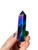Rainbow Aura Quartz Stone Point - Titanium Flame Aura Point