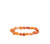 Carnelian Elastic Bracelet - Pebble Beads