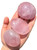 Rose Quartz Crystal Polished Oval Palm Stone