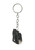 Raw Tourmalinated Quartz Keychain
