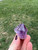 Amethyst Crystal Point - Raw Point with Root 