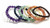 7 Chakra Elastic Bracelet Set - 6mm and 8mm Beads