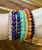 7 Chakra Elastic Bracelet Set - 6mm and 8mm Beads