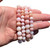Pink Opal Elastic Bracelet - Grade A - 6mm & 8mm Beads 