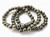 Pyrite Elastic Bracelet - 8mm Beads
