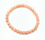 Peach Moonstone Elastic Bracelet - 6mm Beads