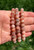 Peach Moonstone Elastic Bracelet - 8mm Beads