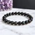 Rainbow Obsidian Elastic Bracelet - 8mm Beads