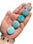 Larimar Cabochon - Grade A - Round