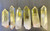 Lemon Quartz Point polished with Raw Root
