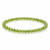 Peridot Elastic Bracelet - 4mm Beads 