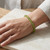 Peridot Elastic Bracelet - 4mm Beads 