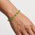 Peridot Elastic Bracelet - 4mm Beads 