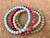 Worry Relief and Calming Crystal Elastic Bracelet Set - 6mm Beads