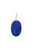 Lapis Lazuli Pendant - Sterling Silver - Polished Oval - No.8