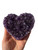 Raw Amethyst Heart Cluster - Heart Geode