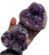 Raw Amethyst Heart Cluster - Heart Geode