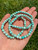 Turquoise Stone Elastic Bracelet - 6mm Beads