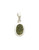 Faceted Moldavite Pendant - Sterling Silver - No.4